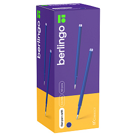 Стержень для гелевой стираемой ручки Berlingo "Correct" синий, 111мм, 0,6мм