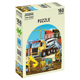 Пазл 160 эл. ТРИ СОВЫ "Городская стройка