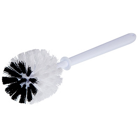 Ерш для унитаза OfficeClean, с подставкой, пластик, белый фото Ерш для унитаза OfficeClean, с подставкой, пластик, белый