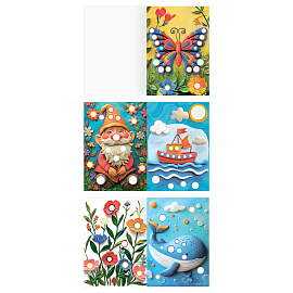 Раскраска пластилином А5, 8 стр., ТРИ СОВЫ "Выпуск №1