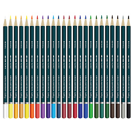 Карандаши акварельные художественные Vista-Artista "Gallery", 24цв., заточен., картон, европодвес фото Карандаши акварельные художественные Vista-Artista "Gallery", 24цв., заточен., картон, европодвес