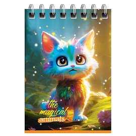 Блокнот А7 40л. на гребне BG "Забавные питомцы