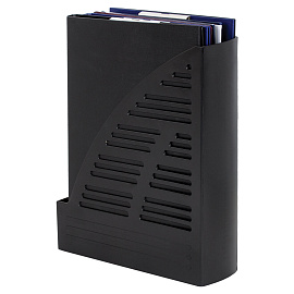 Лоток вертикальный для бумаг BRAUBERG "Standard", 245х70х295 мм, черный, 237220 фото Лоток вертикальный для бумаг BRAUBERG "Standard", 245х70х295 мм, черный, 237220