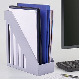 Лоток вертикальный для бумаг, увеличенная ширина (277х100х290 мм), BRAUBERG-MAXI, серый, 231051 фото Лоток вертикальный для бумаг, увеличенная ширина (277х100х290 мм), BRAUBERG-MAXI, серый, 231051