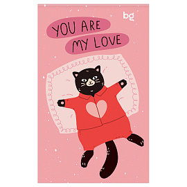 Блокнот А6 32л., на скрепке BG "Девчачьи радости