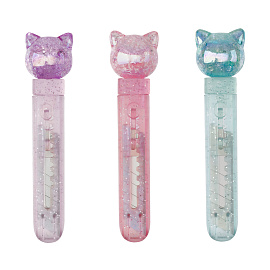 Нож канцелярский 9мм MESHU "Crystal Kitten", блистер, европодвес, ассорти