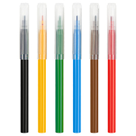 Фломастеры Мульти-Пульти Чебурашка 6 цветов смываемые с вентилируемыми колпачками фото Фломастеры Мульти-Пульти Чебурашка 6 цветов смываемые с вентилируемыми колпачками