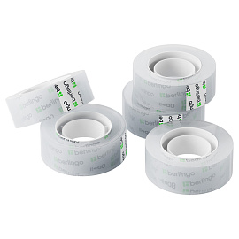 Клейкая лента 19мм*33м, Berlingo, прозрачная фото Клейкая лента 19мм*33м, Berlingo, прозрачная