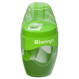 Точилка пластиковая Berlingo "Triangle" 1 отверстие, контейнер, ассорти, дисплей фото Точилка пластиковая Berlingo "Triangle" 1 отверстие, контейнер, ассорти, дисплей