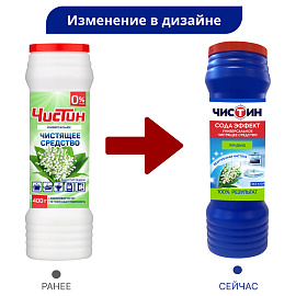 Средство чистящее Чистин "Ландыш", порошок, 400г фото Средство чистящее Чистин "Ландыш", порошок, 400г