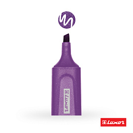 Текстовыделитель Luxor "Textliter Metallic" фиолетовый, 1-5мм. фото Текстовыделитель Luxor "Textliter Metallic" фиолетовый, 1-5мм.