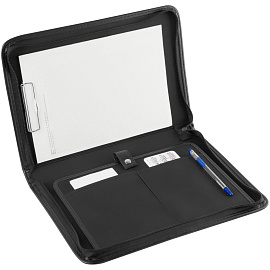 Папка деловая OfficeSpace "Venezia" кожзам, на молнии, зажим для бумаг фото Папка деловая OfficeSpace "Venezia" кожзам, на молнии, зажим для бумаг