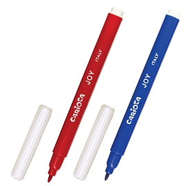 Фломастеры Carioca Joy 24 цвета с вентилируемыми колпачками смываемые