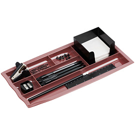 Настольная подставка СТАММ "Field. Voyage. Agra", полистирол, бордовый фото Настольная подставка СТАММ "Field. Voyage. Agra", полистирол, бордовый