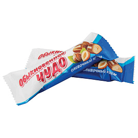 Шоколадный батончик вафельный Обыкновенное чудо сливочное (24 штуки по 55 г)