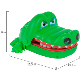 Настольная игра на реакцию "Безумный крокодил", 2894950