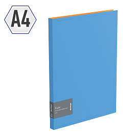 Папка с 20 вкладышами Berlingo "Fuze" А4, 14мм, 600мкм, голубая фото Папка с 20 вкладышами Berlingo "Fuze" А4, 14мм, 600мкм, голубая