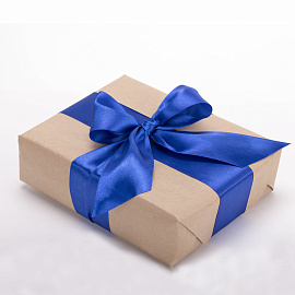 Лента атласная ширина 50 мм, длина 23 м, синяя, BRAUBERG, 591522 фото Лента атласная ширина 50 мм, длина 23 м, синяя, BRAUBERG, 591522