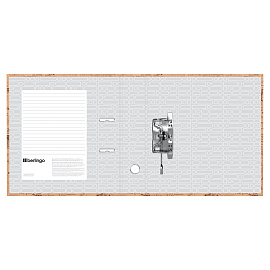 Папка-регистратор Berlingo "Newspaper", 70мм, крафт-бумага, с рисунком фото Папка-регистратор Berlingo "Newspaper", 70мм, крафт-бумага, с рисунком