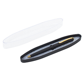 Ручка подарочная шариковая BRAUBERG "Maestro", СИНЯЯ, корпус черный с золотистым, линия письма 0,5 мм, 143470