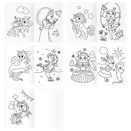Суперраскраска на склейке А4, 40 стр., ТРИ СОВЫ "Принцесса и ее друзья