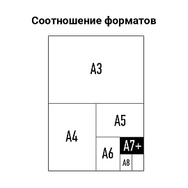 Пленка для ламинирования А7+ OfficeSpace 85*120мм, 60мкм, глянец, 100л.