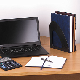 Лоток вертикальный для бумаг BRAUBERG "Delta", 240х90х240 мм, черный, 237239 фото Лоток вертикальный для бумаг BRAUBERG "Delta", 240х90х240 мм, черный, 237239