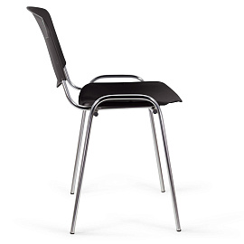 Стул STAFF "Iso Plast CF-009", хром каркас, пластик черный, 532571 фото Стул STAFF "Iso Plast CF-009", хром каркас, пластик черный, 532571