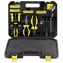 Набор инструментов для автомобиля, 122 предмета, пластиковый кейс, ГРАНДМАСТЕР, 671335