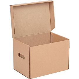 Короб архивный OfficeSpace "Делопроизводство", 325*235*325, крафт фото Короб архивный OfficeSpace "Делопроизводство", 325*235*325, крафт