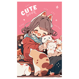 Блокнот А7 48л. на склейке BG "Cute anime