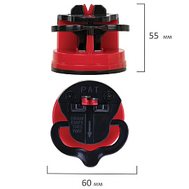 Точилка для ножей (ножеточка) ручная, на присоске, BOOMHOUSE (БУМХАУС), 701625