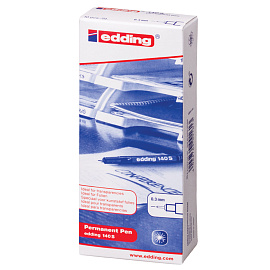 Маркер промышленный перманентный Edding E-140/1 для глянцевых поверхностей чёрный 0.3 мм