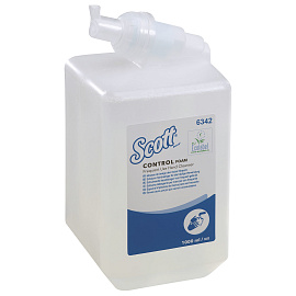 Картридж с жидким мылом-пеной для рук Kimberly-Clark Scott Control 6342 1000 мл (6 штук в упаковке)