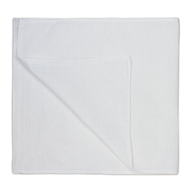 Полотенце (протирочное полотно) вафельное 40x80 см 160 г/кв.м белое