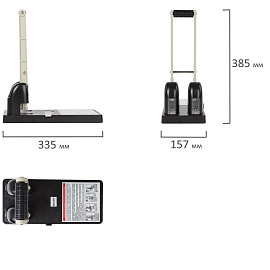 Дырокол металлический МОЩНЫЙ BRAUBERG "Heavy duty", до 150 л., черный, 226870 фото Дырокол металлический МОЩНЫЙ BRAUBERG "Heavy duty", до 150 л., черный, 226870