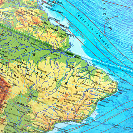 Глобус Globen Классик физико-политический 32 см с подсветкой