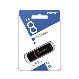 Флешка USB 2.0 8 ГБ SmartBuy Crown (SB8GBCRW-K)