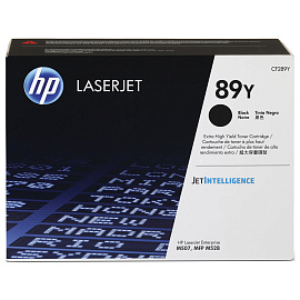 Картридж лазерный HP 89Y CF289Y чёрный оригинальный повышенной ёмкости
