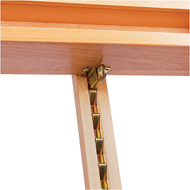 Мольберт напольный студийный Гамма "Студия", 54*55*171(236)см, бук фото Мольберт напольный студийный Гамма "Студия", 54*55*171(236)см, бук