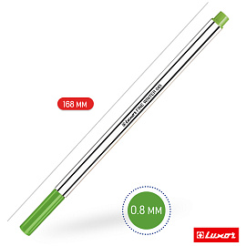 Ручка капиллярная Luxor "Fine Writer 045" светло-зеленая, 0,8мм фото Ручка капиллярная Luxor "Fine Writer 045" светло-зеленая, 0,8мм