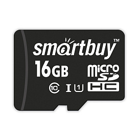 Карта памяти SmartBuy MicroSDHC 16GB UHS-1, Class 10, скорость чтения 30Мб/сек фото Карта памяти SmartBuy MicroSDHC 16GB UHS-1, Class 10, скорость чтения 30Мб/сек