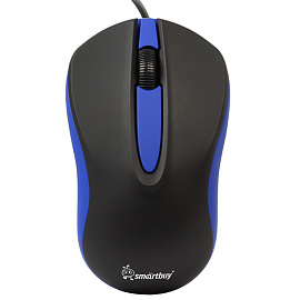 Мышь проводная Smartbuy One 329 синяя (SBM-329-KB)