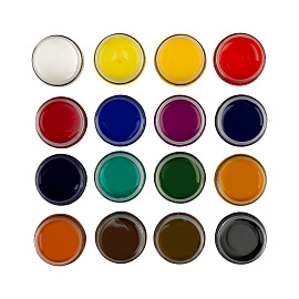 Гуашь художественная ГАММА "Старый мастер", 16 цветов по 40 мл, картонная упаковка, 301220203