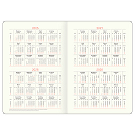 Ежедневник недатированный, А5, 136л., твердый переплет, кожзам, BG "Pattern. Beige", бежевый