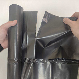 Мешки для мусора Luscan (Концепция быта) 360 л чёрные (ПВД 60 мкм, 10 штук)