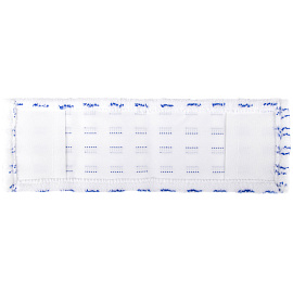 Насадка МОП для швабры OfficeClean Professional с карманами, 40*10см, микрофибра/абразив