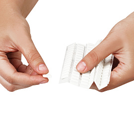 Масса для приклеивания Faber-Castell "Tack-It", 90 кубиков, 50г, картон. уп., европодвес