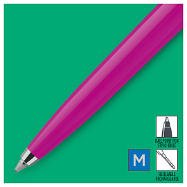 Ручка шариковая Parker Jotter Originals Magenta цвет чернил синий, цвет корпуса розовый (артикул производителя 2075996)