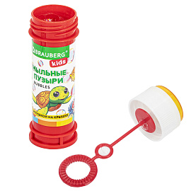 Мыльные пузыри 60 мл, с игрушкой на крышке, BRAUBERG KIDS, 665453 фото Мыльные пузыри 60 мл, с игрушкой на крышке, BRAUBERG KIDS, 665453